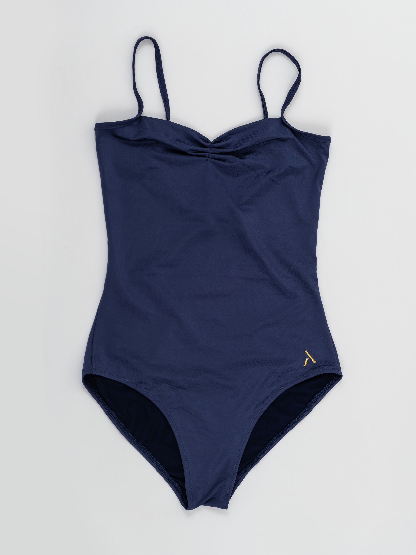 Body da pole dance color blu con taglio elegante