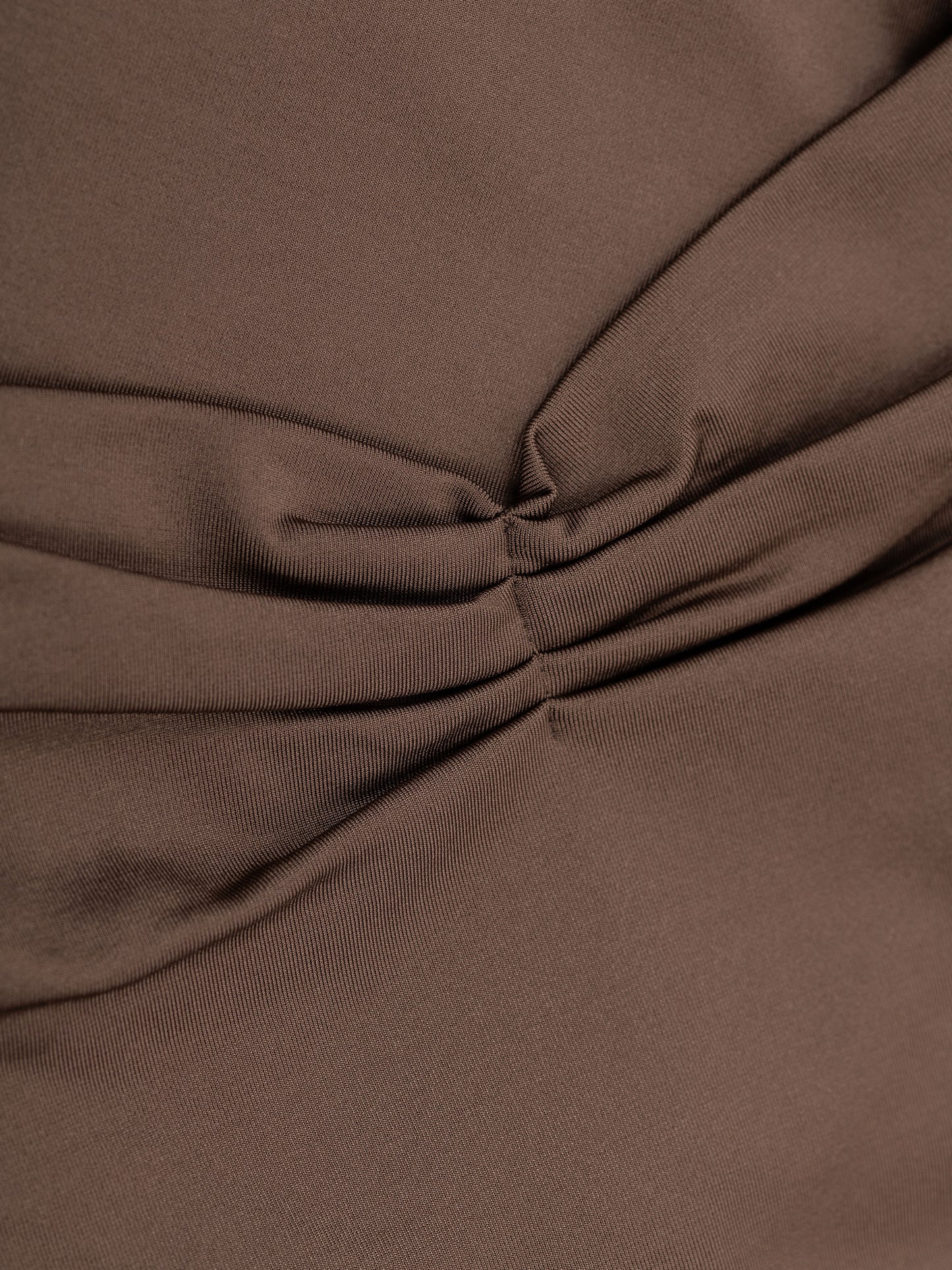 Body da pole dance color morrone con taglio elegante