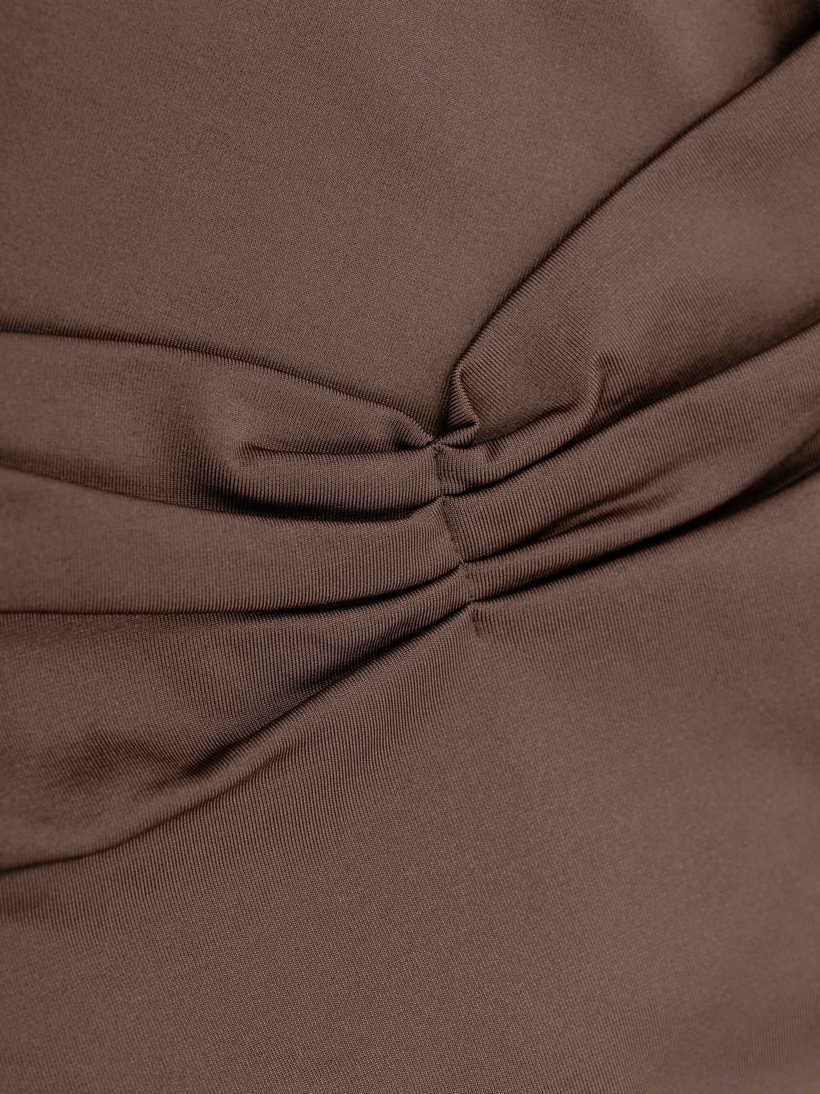 Body da pole dance color morrone con taglio elegante