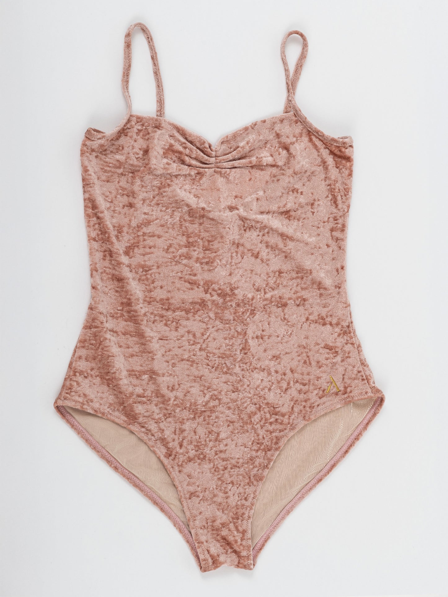 Body da pole dance in velluto rosa, stile lusso