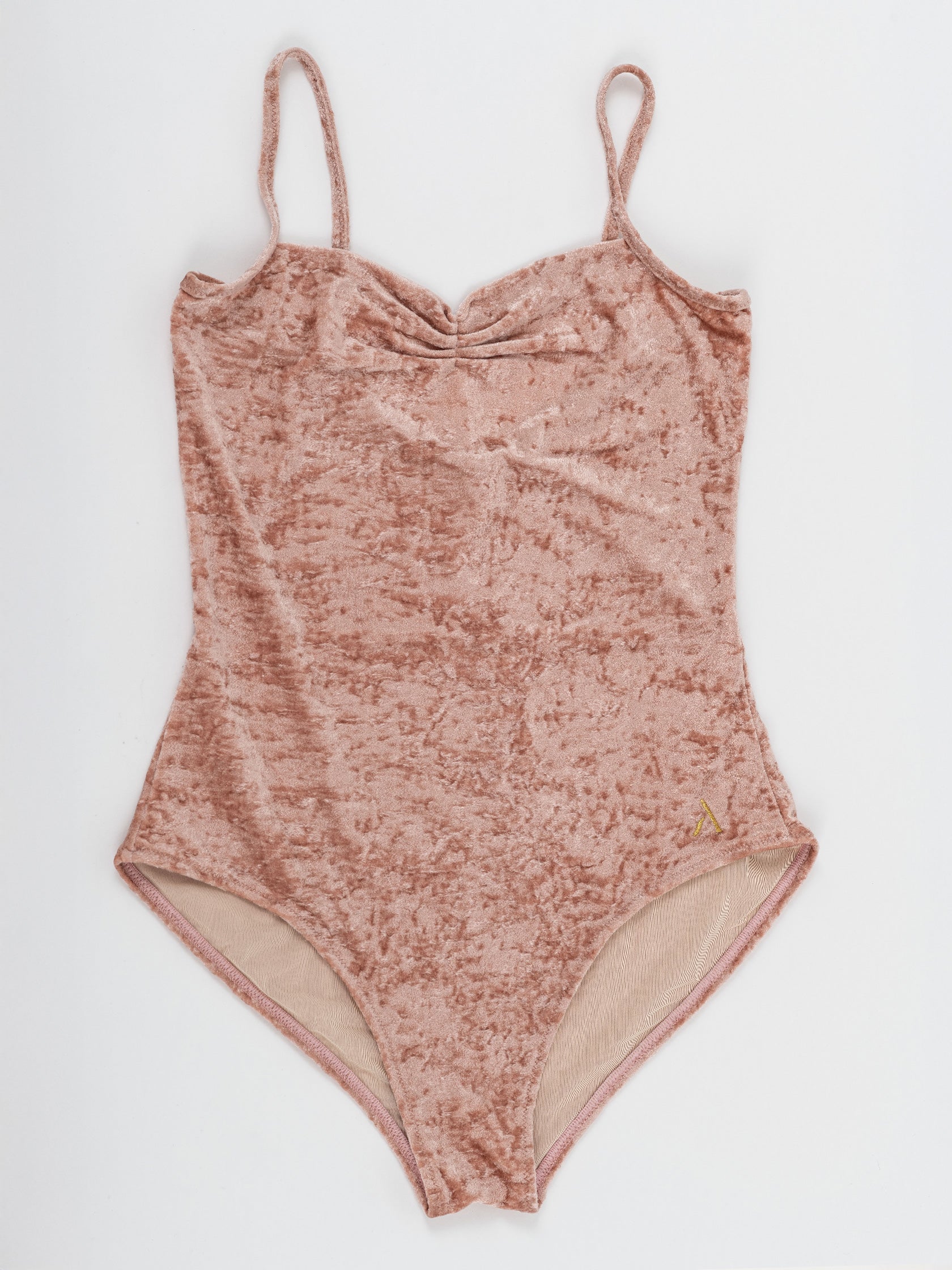 Body da pole dance in velluto rosa, stile lusso