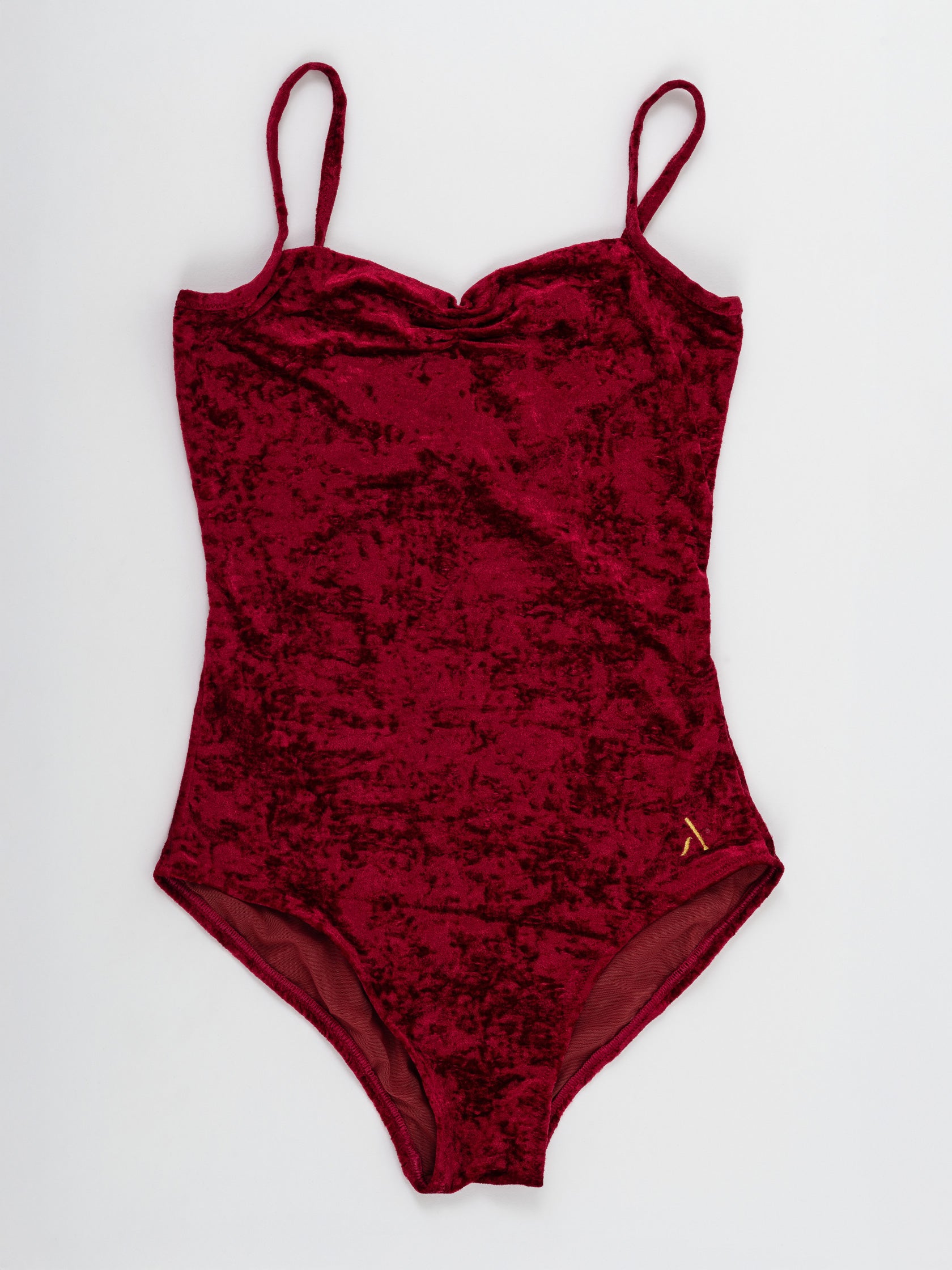 Body da pole dance in velluto rosso, stile lusso