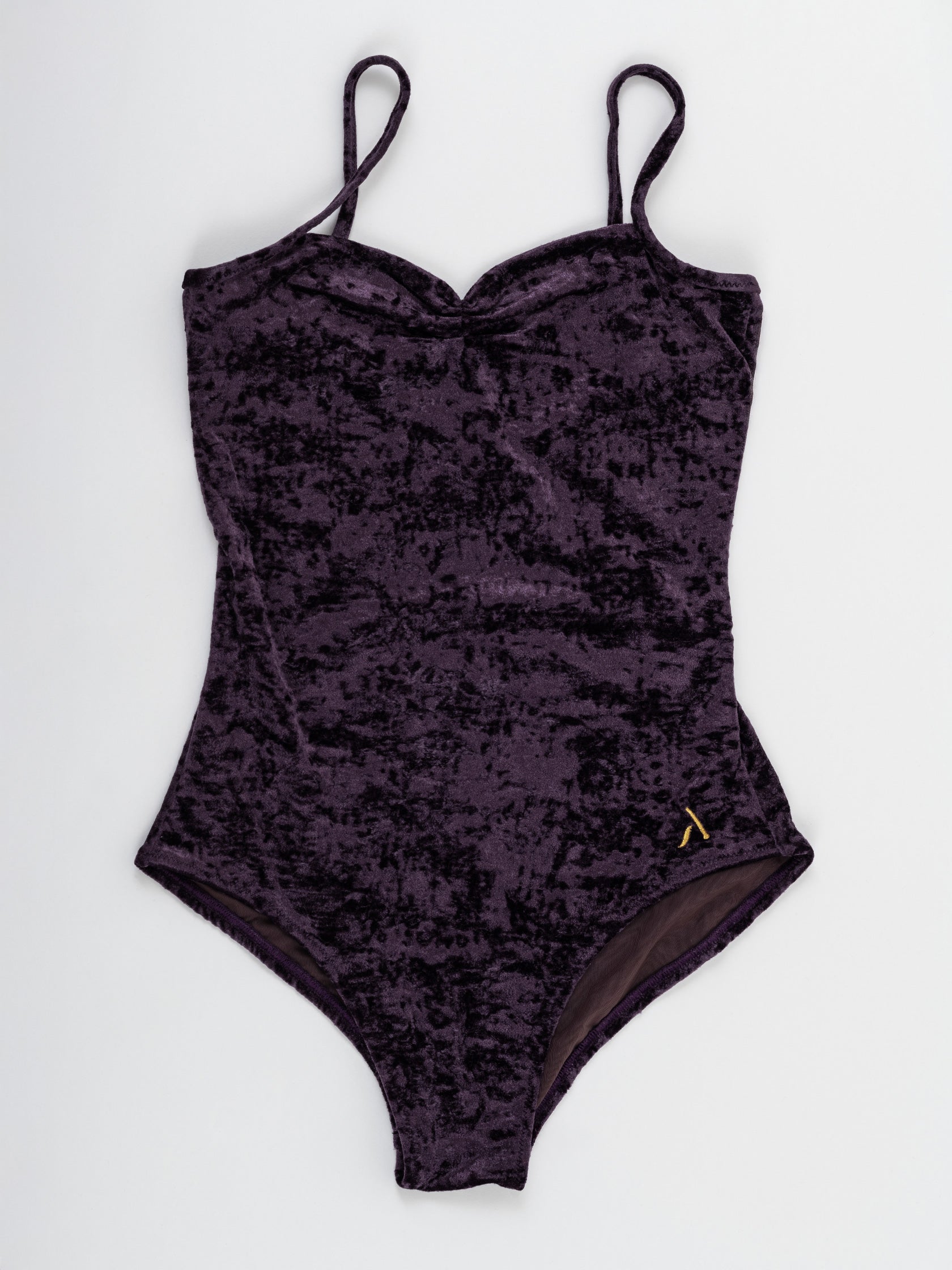 Body da pole dance in velluto viola, stile lusso