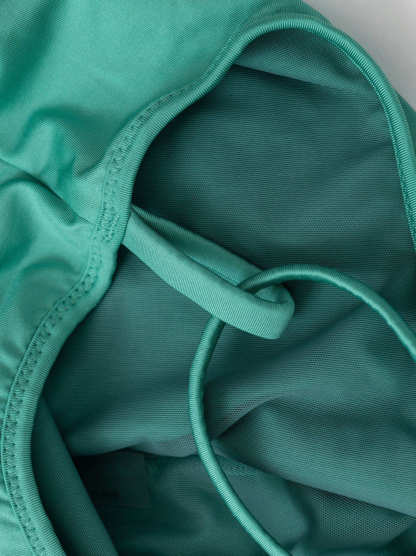 Pantaloncini da pole dance color verde con cinturini