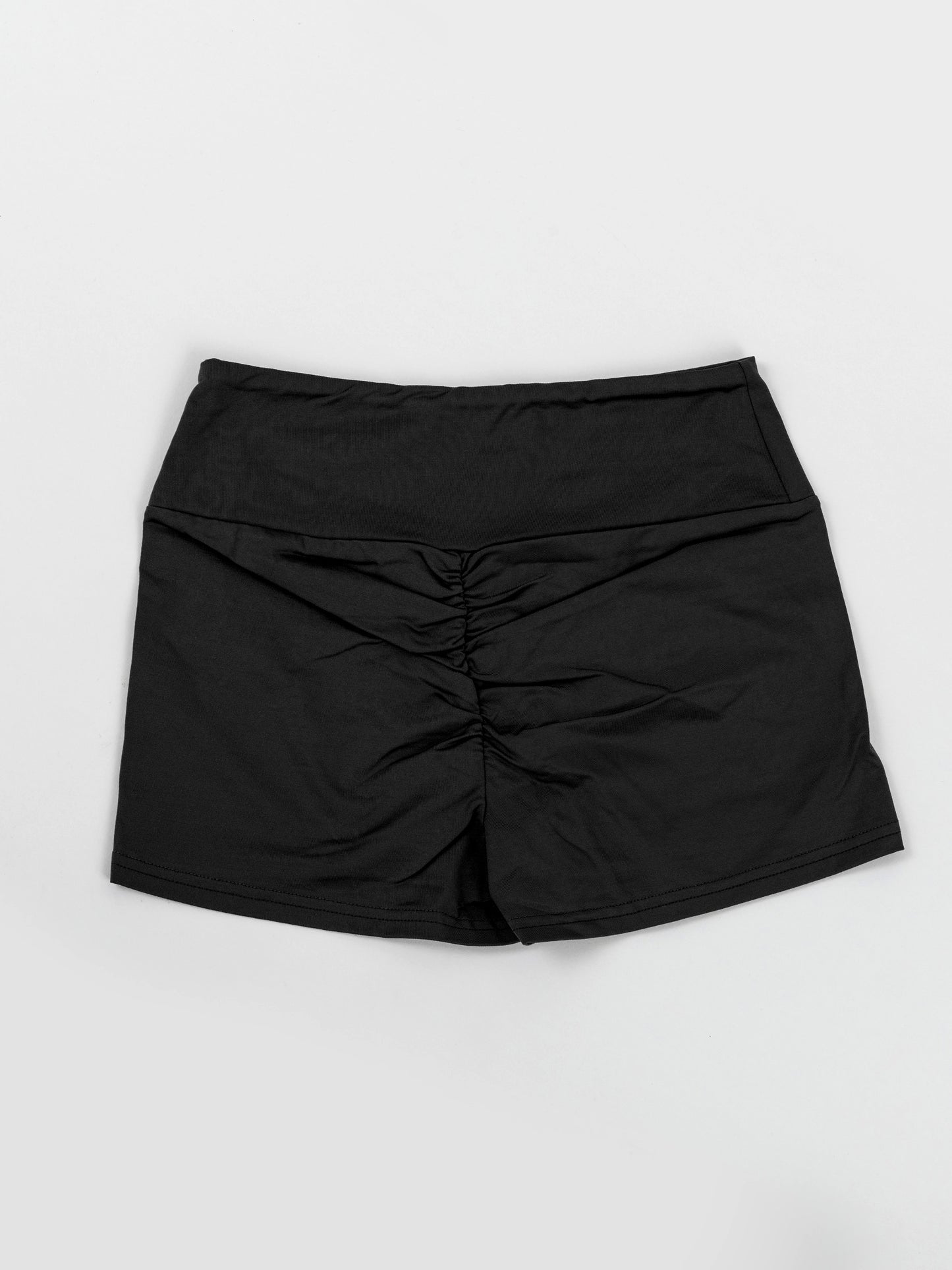 Pantoloncini da pole dance nero, stile estate