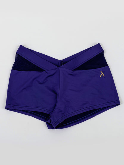 Pantaloncini da pole dance, colore blu 