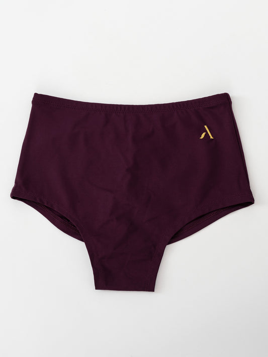 Pantoloncini da pole dance color vino