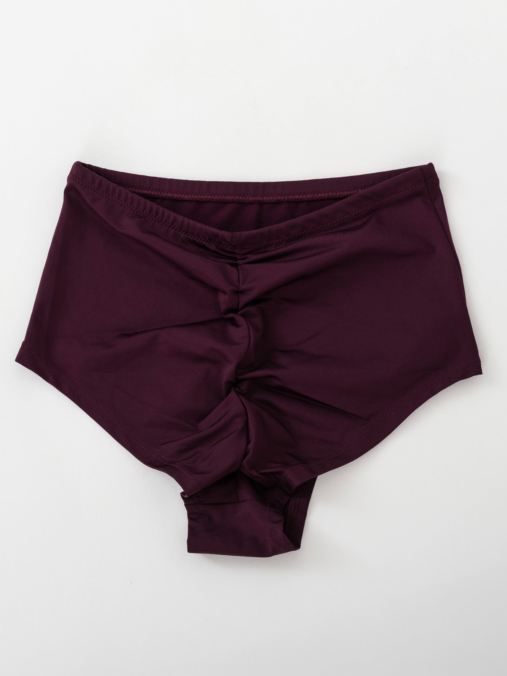 Pantoloncini da pole dance color vino