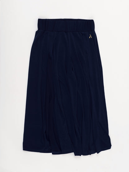 Pantaloni culotte in jersey da pole dance color blu