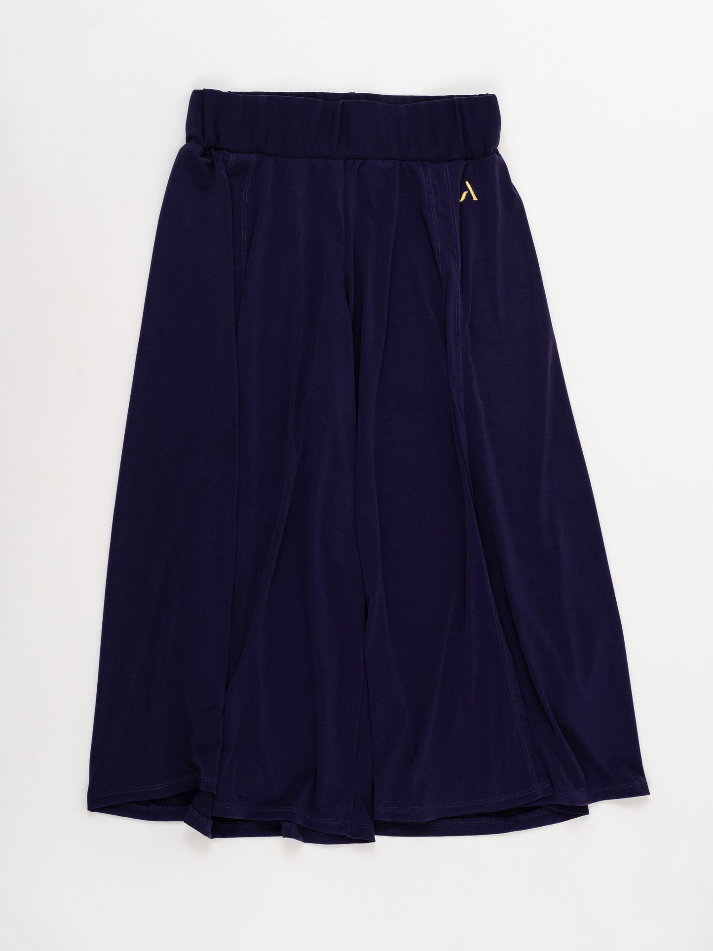 Pantaloni culotte da pole dance color viola in jersey