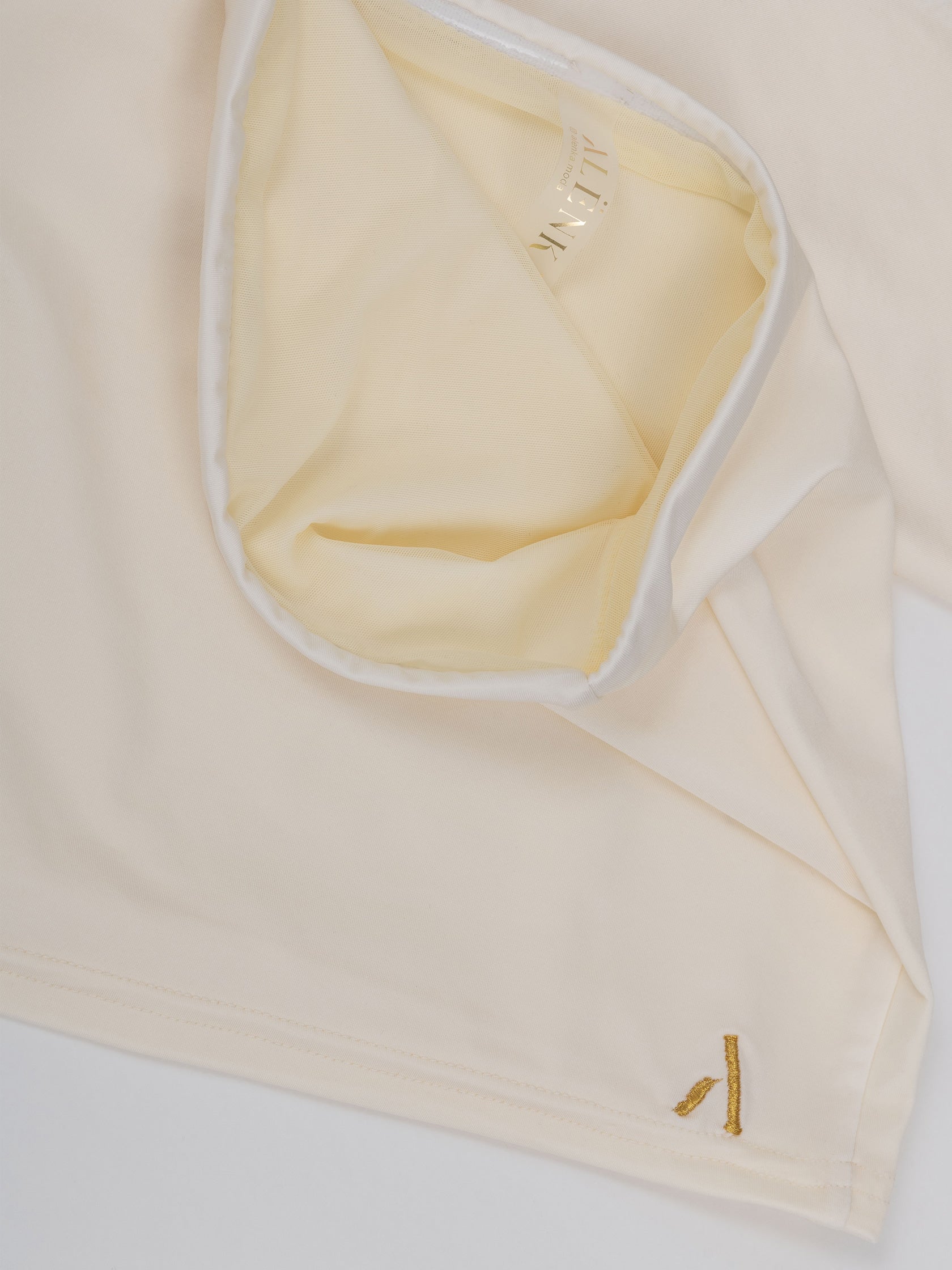 Top senza spalline da pole dance color bianco