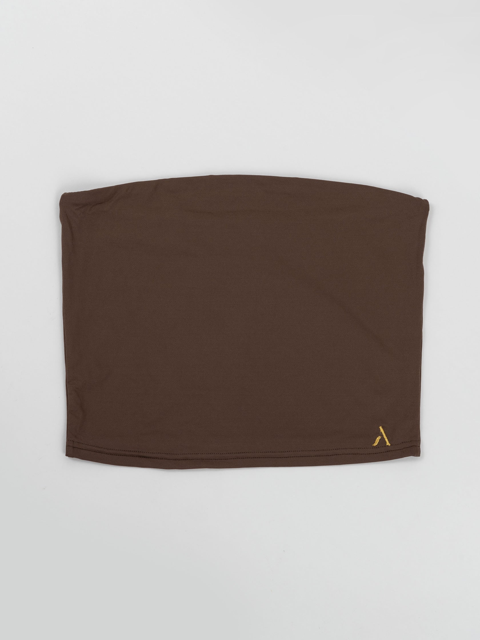 Top senza spalline da pole dance color morrone 