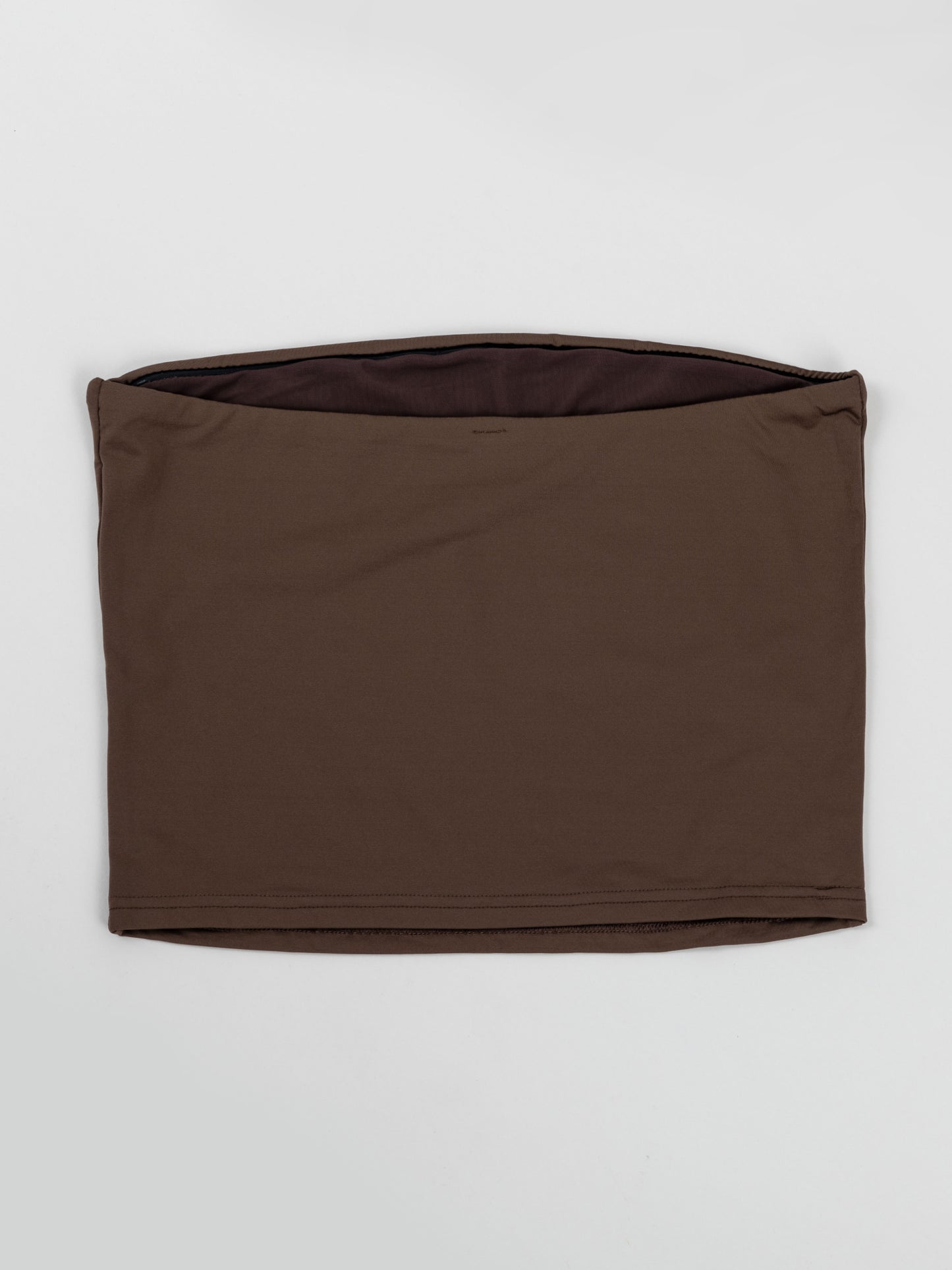 Top senza spalline da pole dance color morrone 