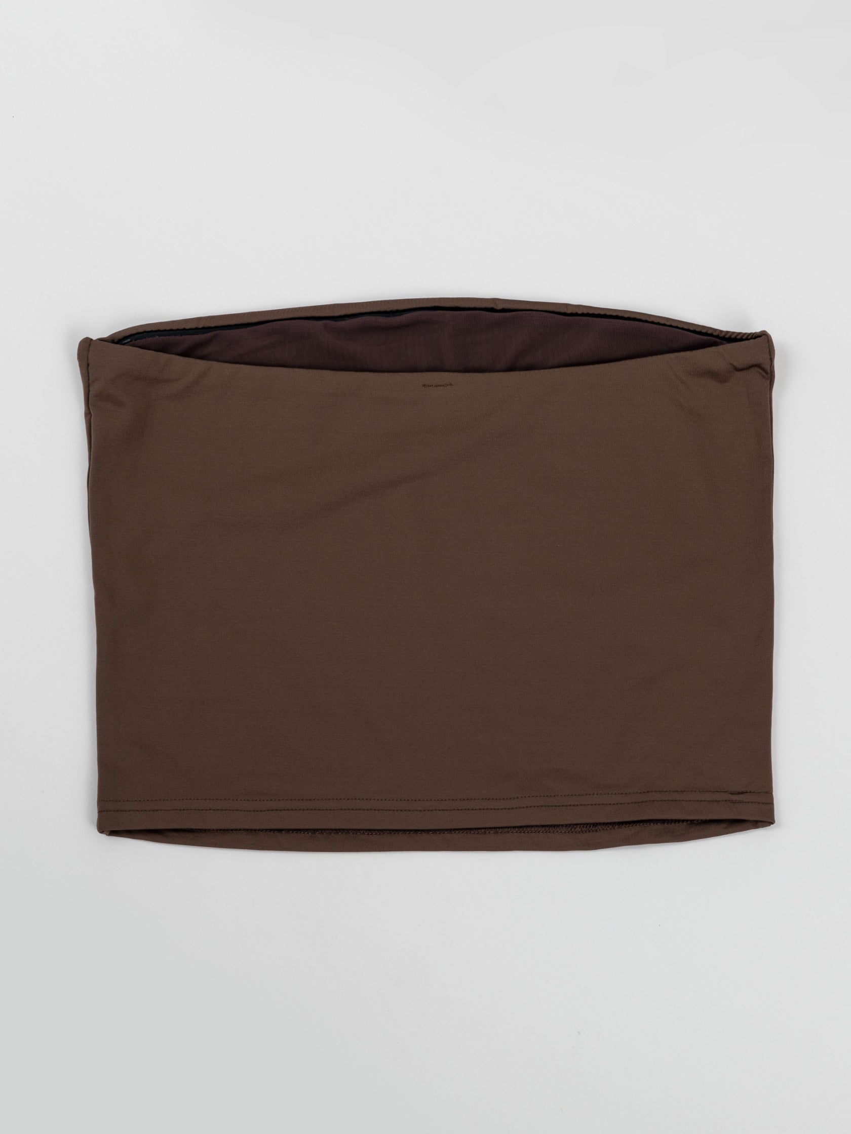 Top senza spalline da pole dance color morrone 