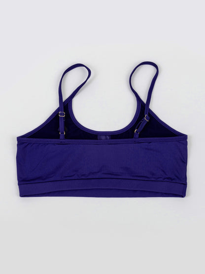 Top da pole dance, colore azzurro