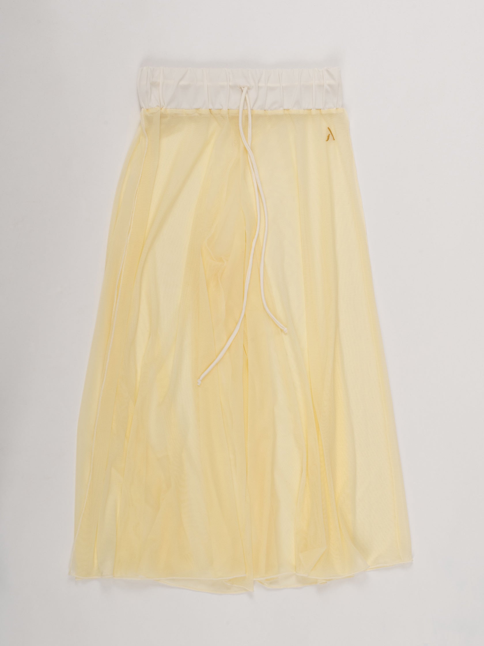 Pantaloni culotte da pole dance color bianco in tulle mesh