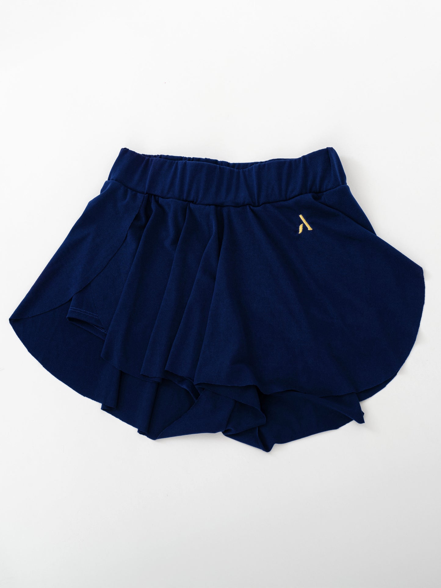 Gonna-pantaloncino da pole dance, colore azzurro
