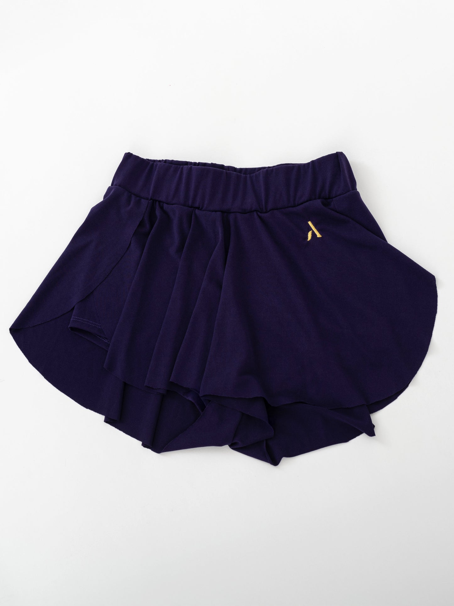 Gonna-pantaloncino da pole dance, colore viola